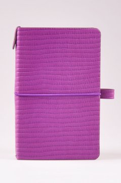 Fabio Ricci Lycian Tejo 9x14 cm   Üçlü Defter Mor
