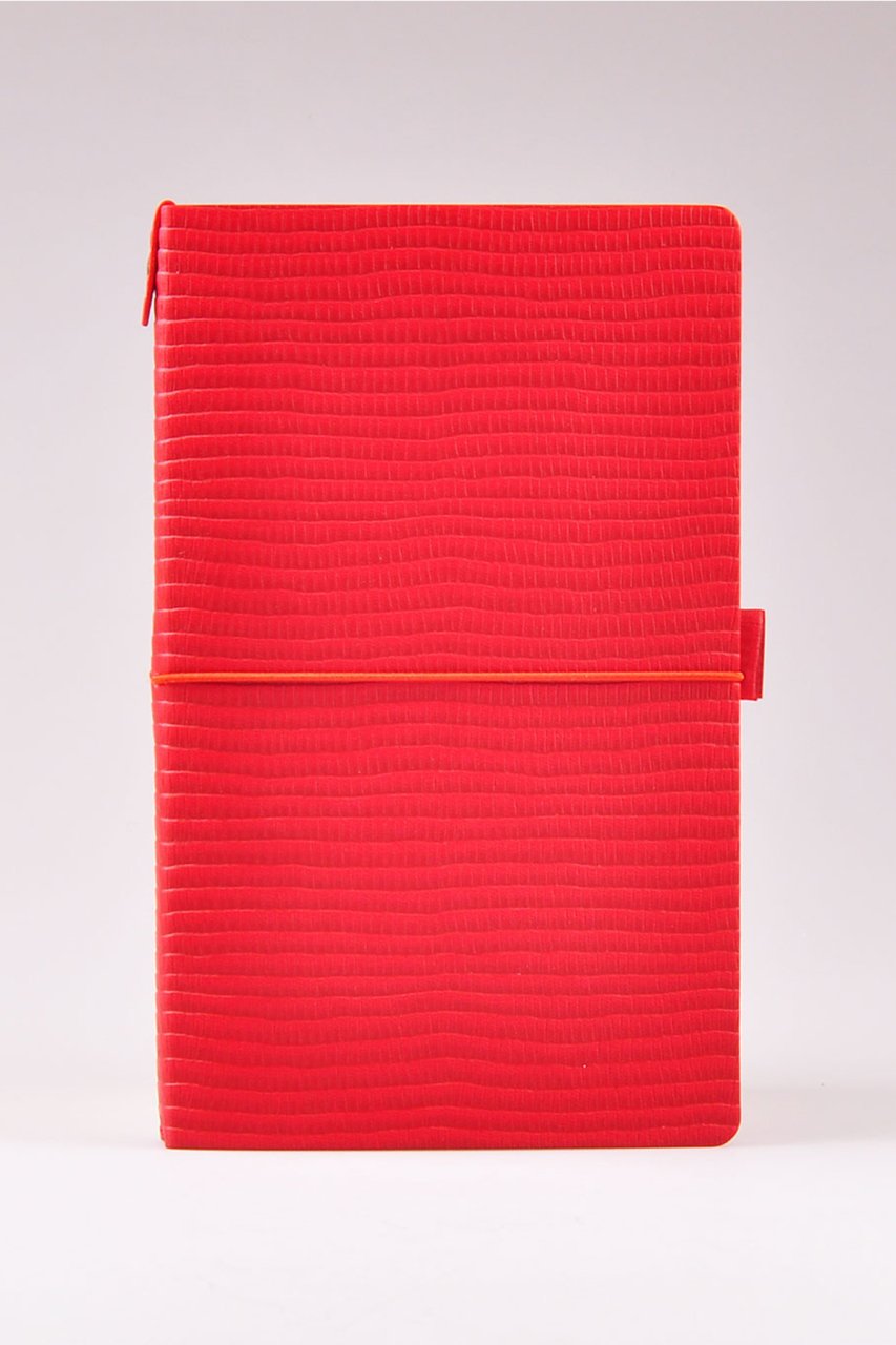 Fabio Ricci Lycian Tejo 13X21 cm   Üçlü Defter Kırmızı