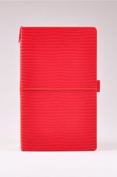 Fabio Ricci Lycian Tejo 13X21 cm   Üçlü Defter Kırmızı