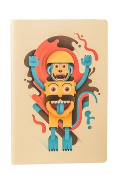 Fabio Ricci Handy 17x24cm 40 Yaprak  Çizgili Okul Defteri