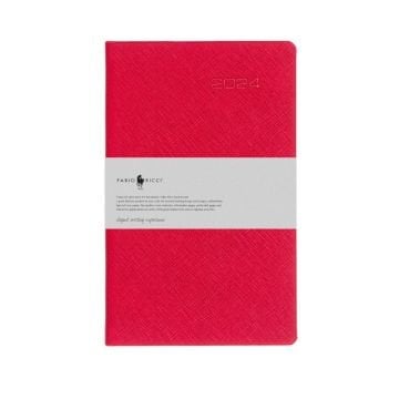 Fabio Ricci 13x21cm Haftalık Ajanda 1032 - 2026 Kırmızı