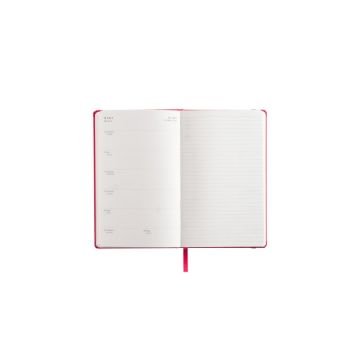 Fabio Ricci 13x21cm Haftalık Ajanda 1032 - 2026 Kırmızı