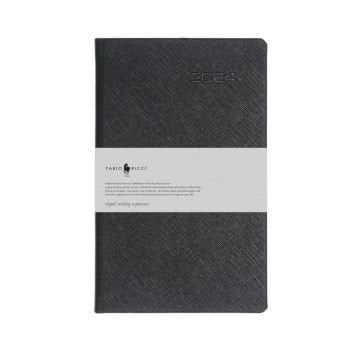 Fabio Ricci 13x21cm Haftalık Ajanda 1032 - 2026 Siyah