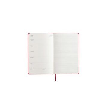 Fabio Ricci 13x21cm Lepidus Haftalık Ajanda 1032 - 2026 Bordo