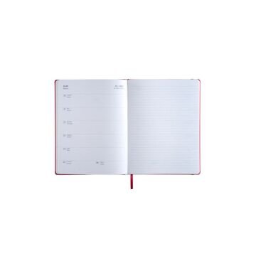 Fabio Ricci 19x25cm Haftalık Ajanda 1034 - 2026 Kırmızı