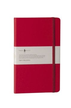 Fabio Ricci Elio 13x21cm Çizgili Defter Kırmızı