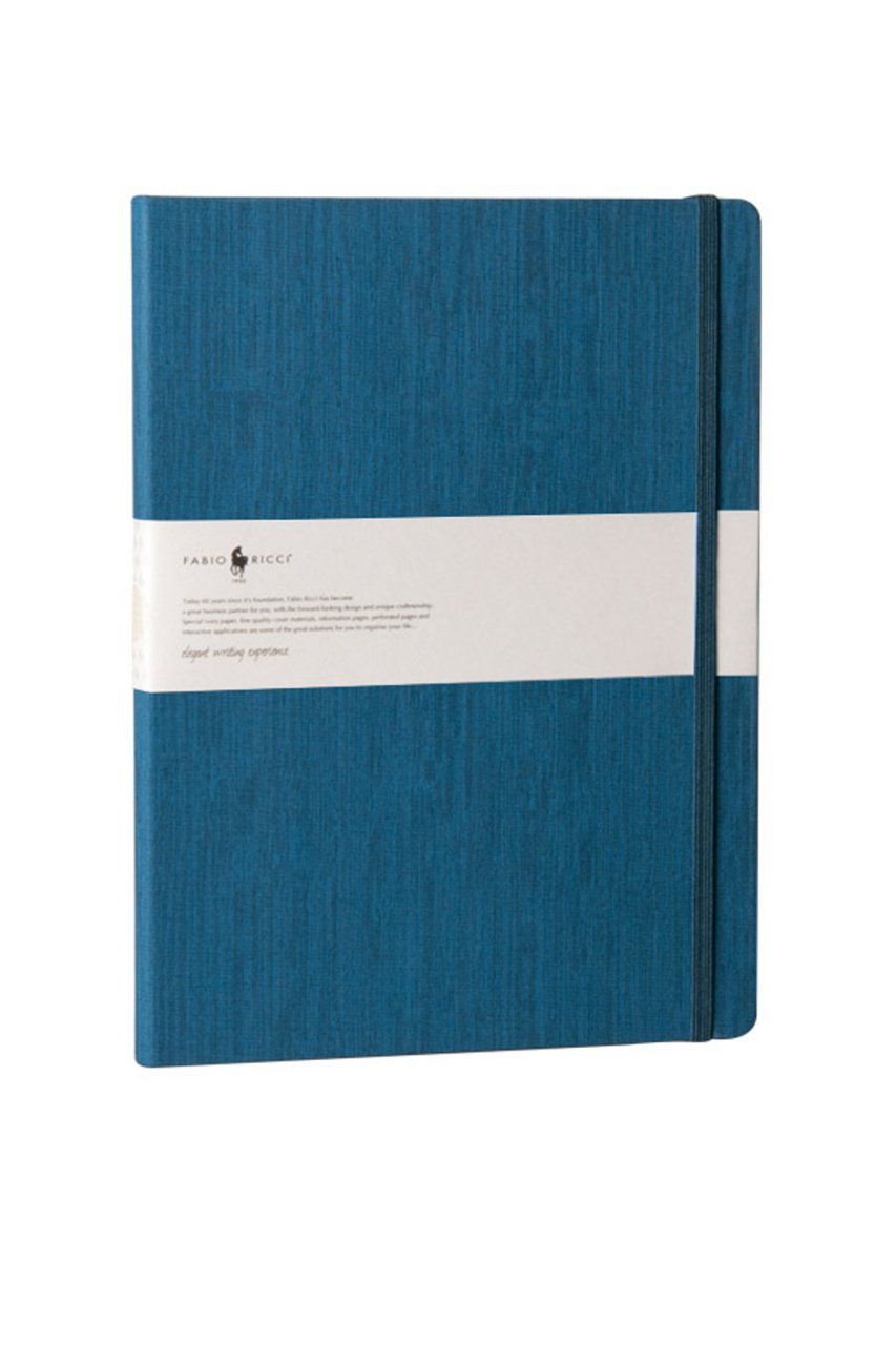 Fabio Ricci Lepidus 19x25cm Noktalı Defter Havacı Mavi