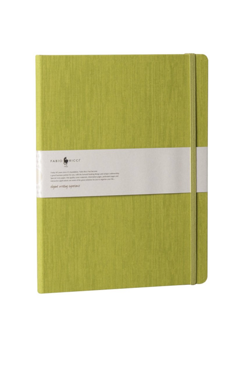 Fabio Ricci Lepidus 19x25cm Noktalı Defter Yeşil