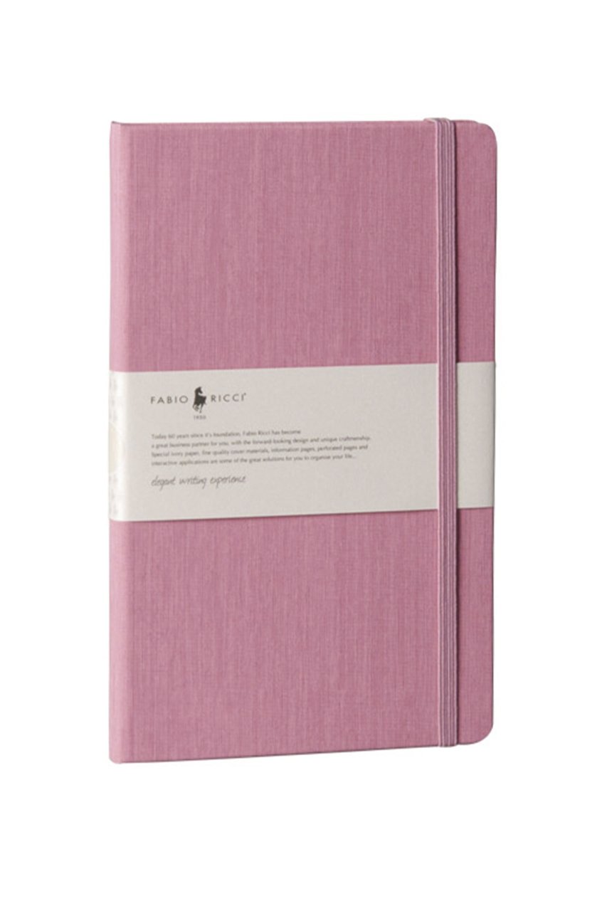 Fabio Ricci Lepidus 13x21cm Noktalı Defter Pembe