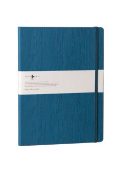 Fabio Ricci Lepidus 19x25cm Çizgili Defter Havacı Mavi