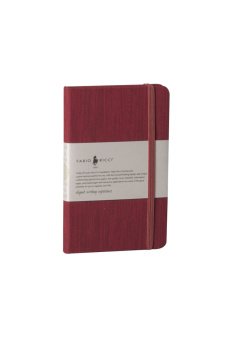 Fabio Ricci Lepidus 9x14cm Çizgisiz Defter Bordo