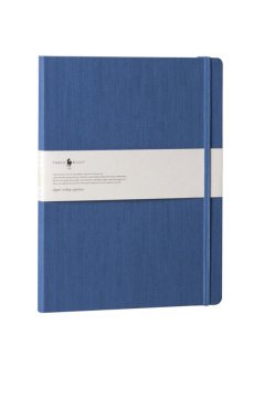 Fabio Ricci Lepidus 19x25cm Çizgisiz Defter Saks Mavisi