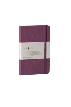 Fabio Ricci Lepidus 9x14cm Çizgili Defter Mor