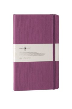 Fabio Ricci Lepidus 13x21cm Kareli Defter Mor