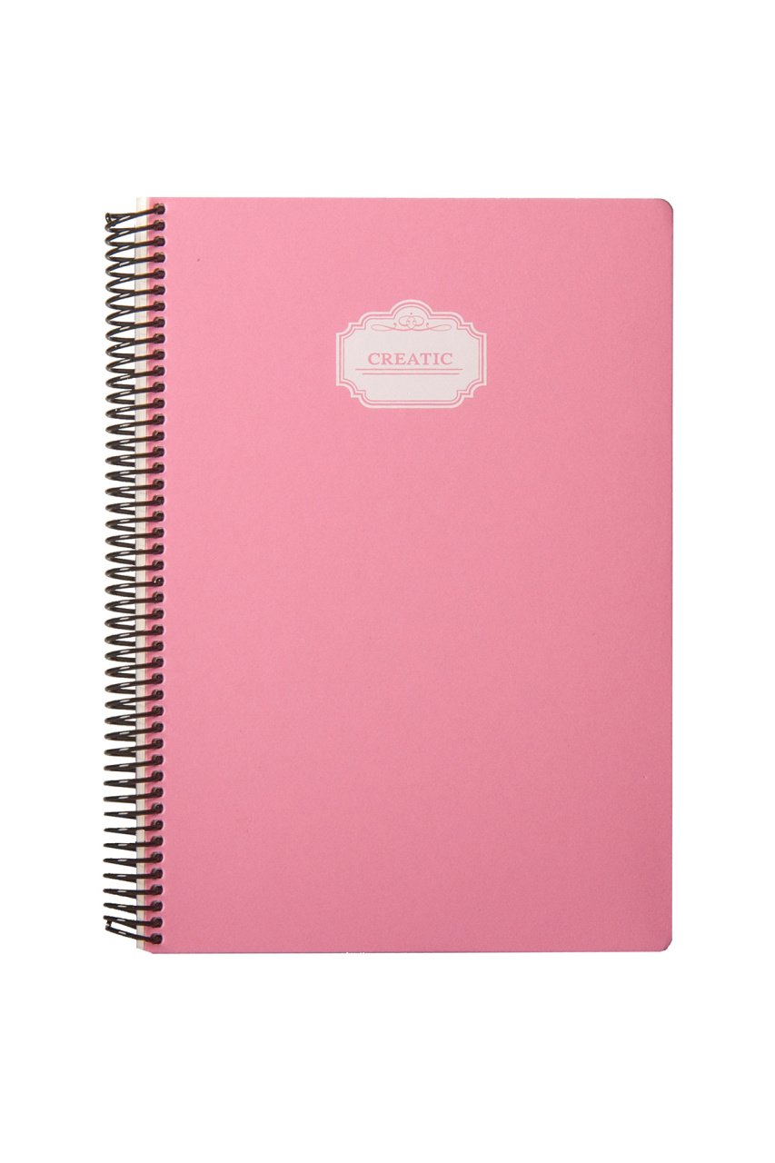 Fabio Ricci Creatic Sketch A4 21x29,7 cm Spiralli Çizim Defteri Pembe