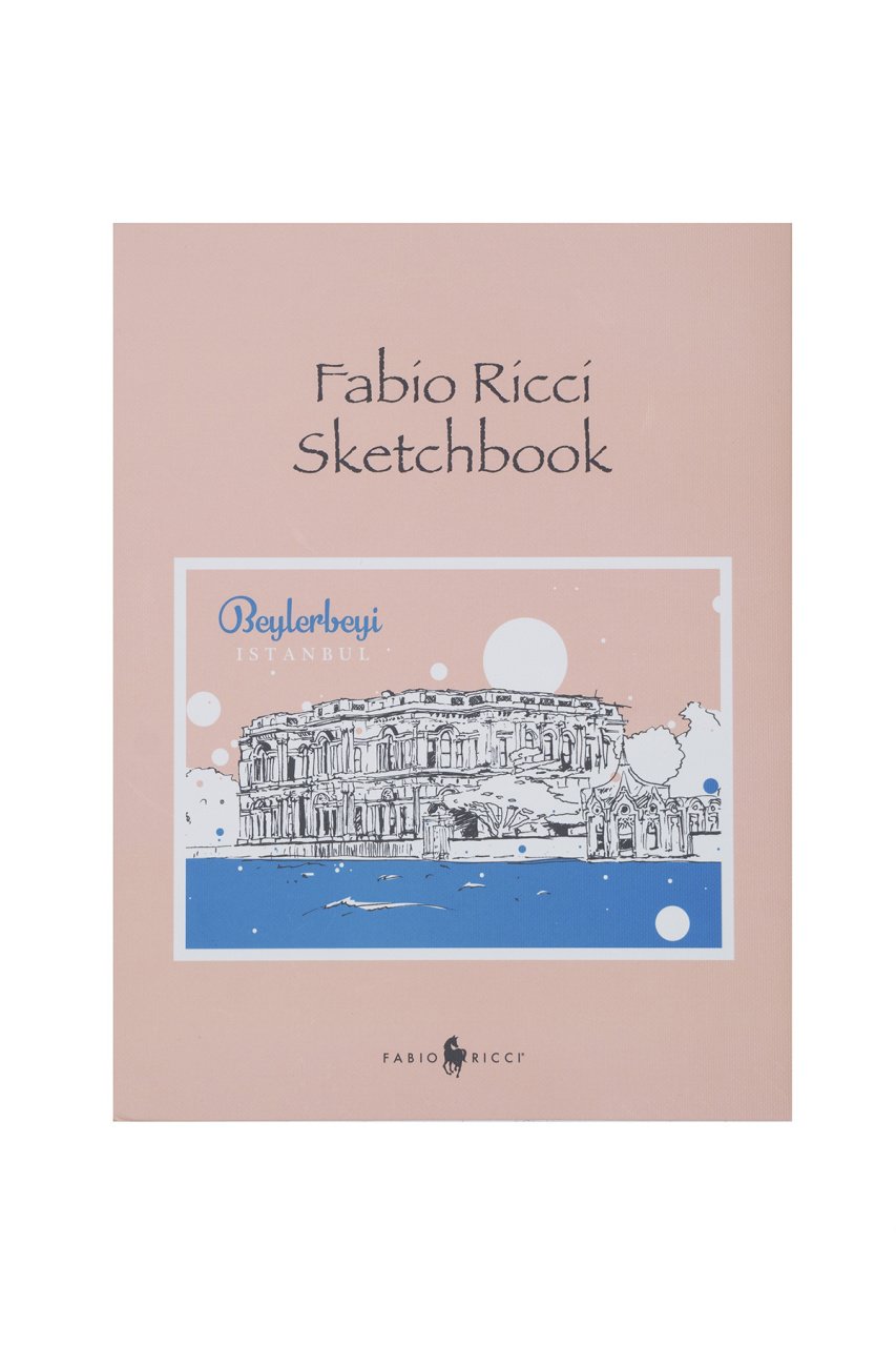 Fabio Ricci SketchBook 19x25cm Çizim Defteri Pembe