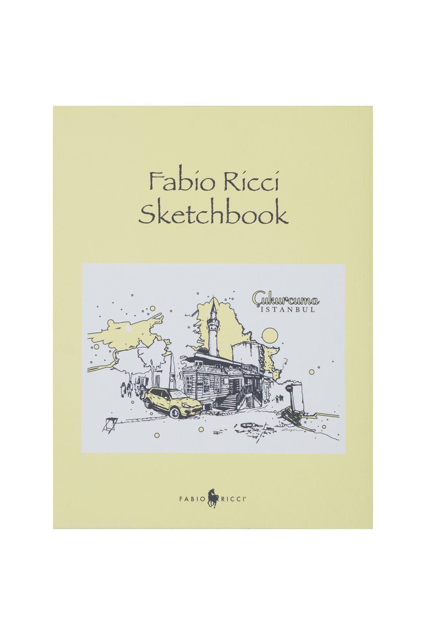 Fabio Ricci SketchBook 19x25cm Çizim Defteri Sarı