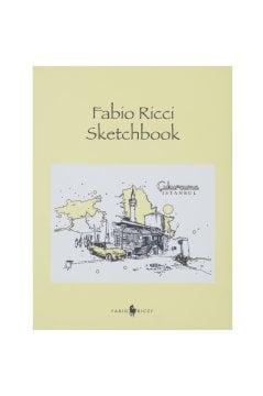 Fabio Ricci SketchBook 19x25cm Çizim Defteri Sarı