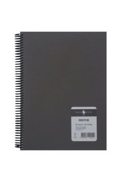 Fabio Ricci Sketch A4 21x29,7 cm Spiralli Çizim Defteri Füme