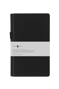Fabio Ricci Goran Virando 13x21 cm Turkuaz Kareli Defter Siyah